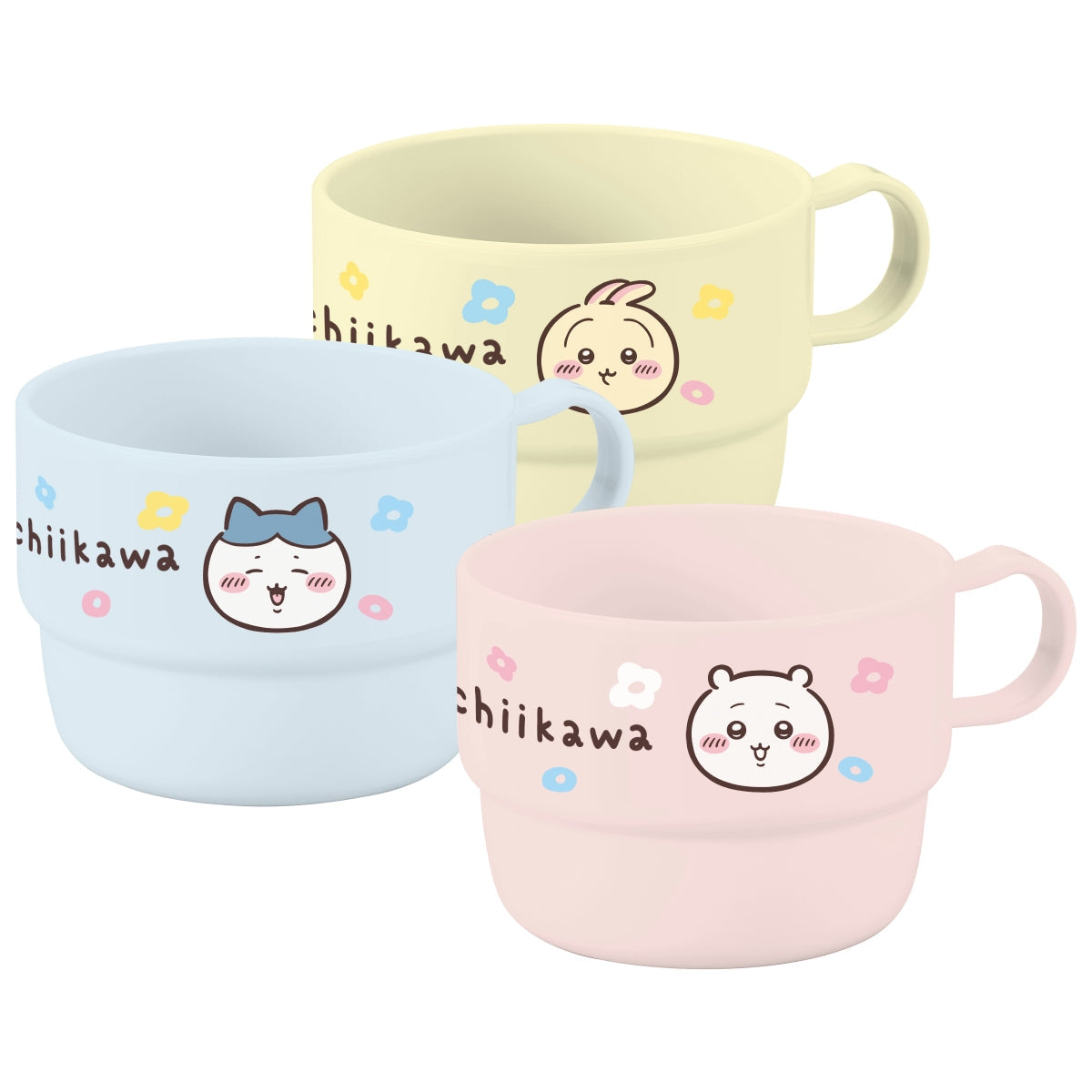 Set de 3 vasos de Chiikawa