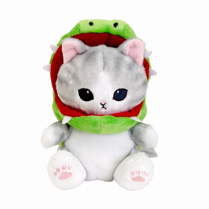Peluche Mofusand de gato cocodrilo gris