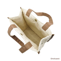 Bolso tote acolchado Mofusand con diseño de tiburón