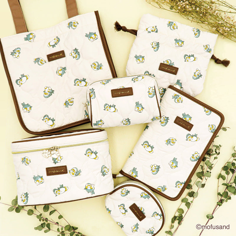 Bolso tote acolchado Mofusand con diseño de tiburón