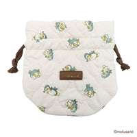 Bolso con cordón acolchado Mofusand de tiburón