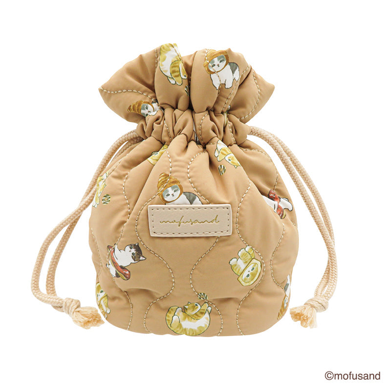 Bolsa acolchada con cordón Mofusand - Dulces