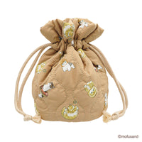 Bolsa acolchada con cordón Mofusand - Dulces