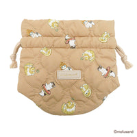 Bolsa acolchada con cordón Mofusand - Dulces
