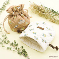 Bolsa acolchada con cordón Mofusand - Dulces