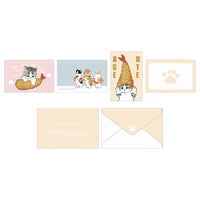 Set de mini tarjetas mofusand de camarón