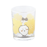 Vaso de vidrio Chiikawa Happy Blossom amarillo