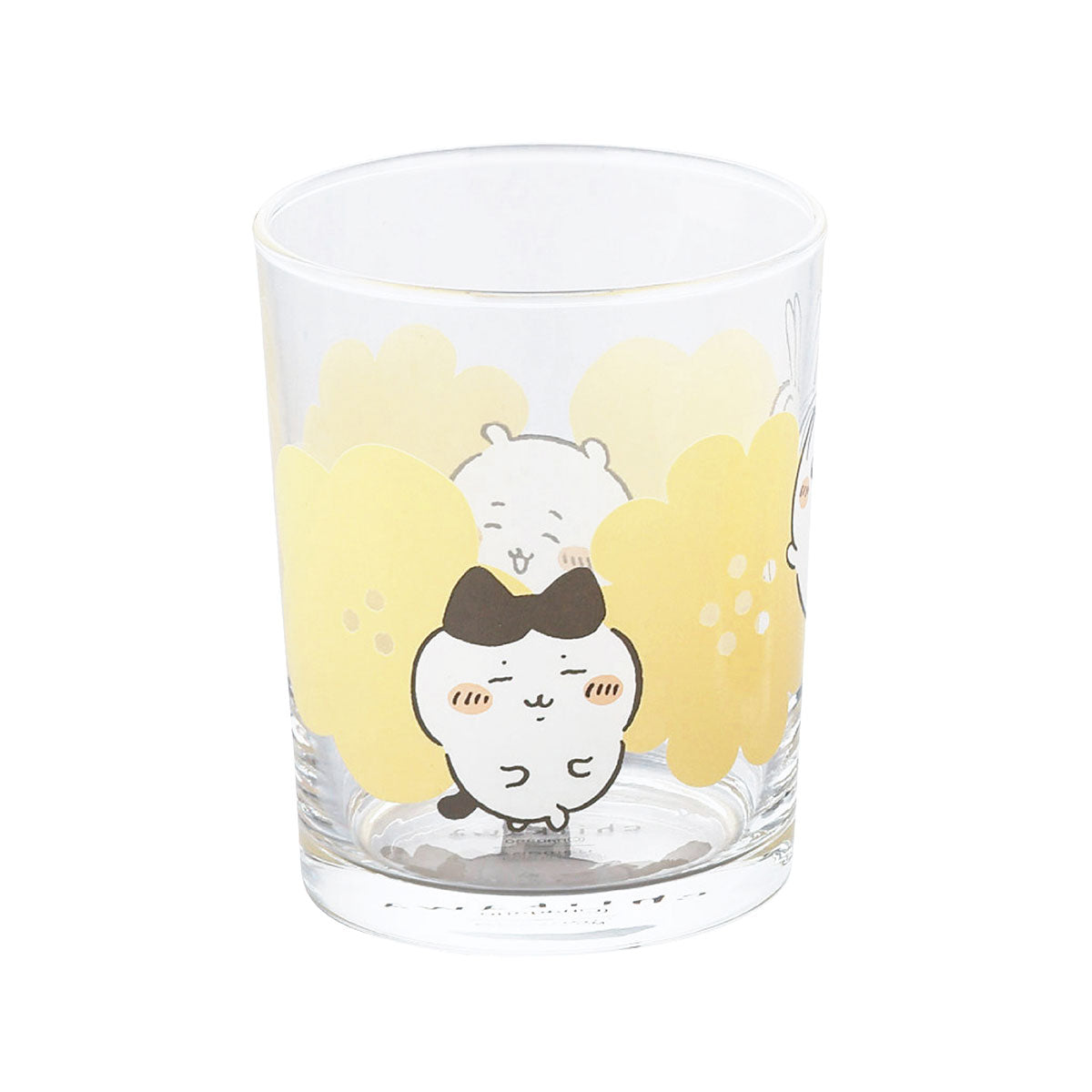 Vaso de vidrio Chiikawa Happy Blossom amarillo