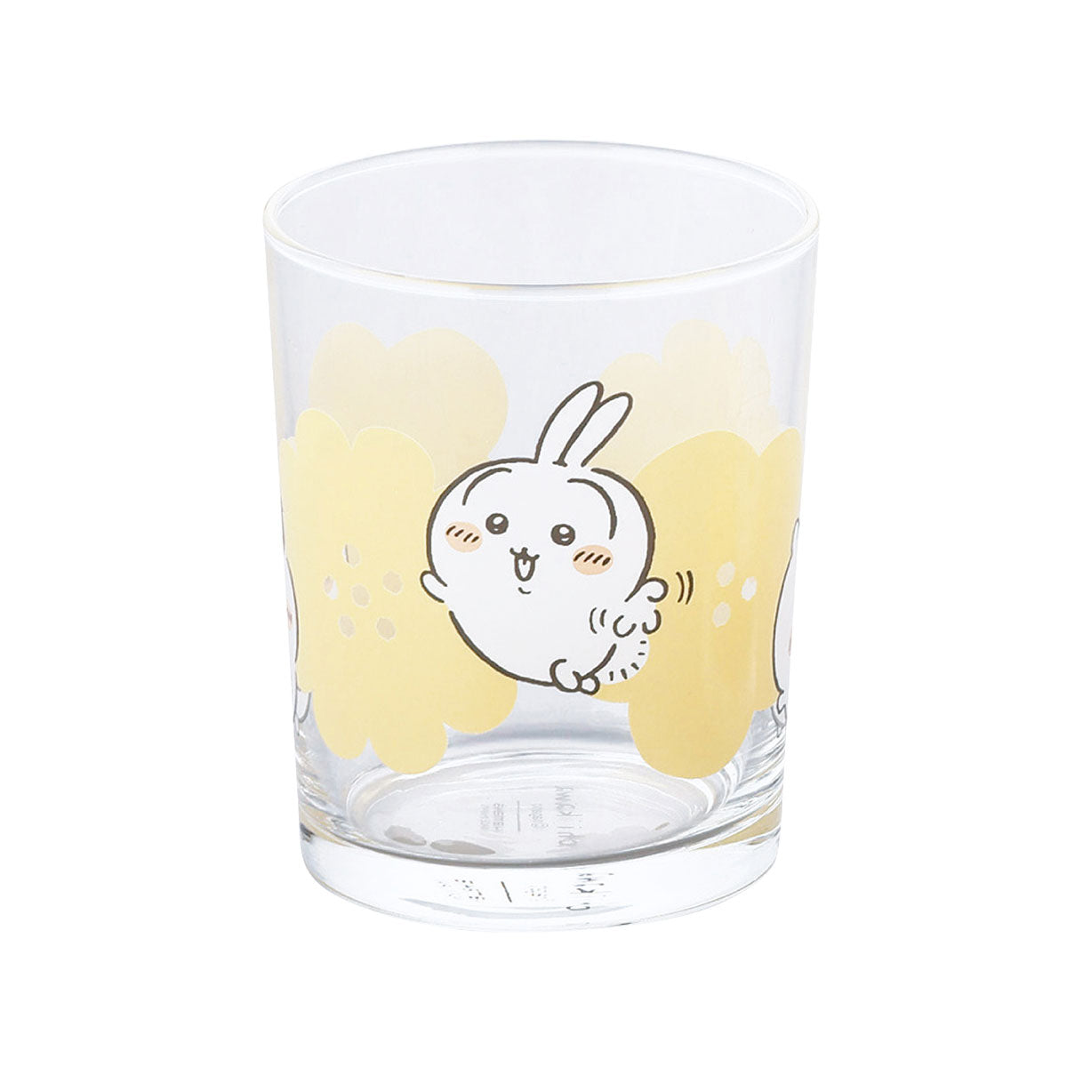 Vaso de vidrio Chiikawa Happy Blossom amarillo