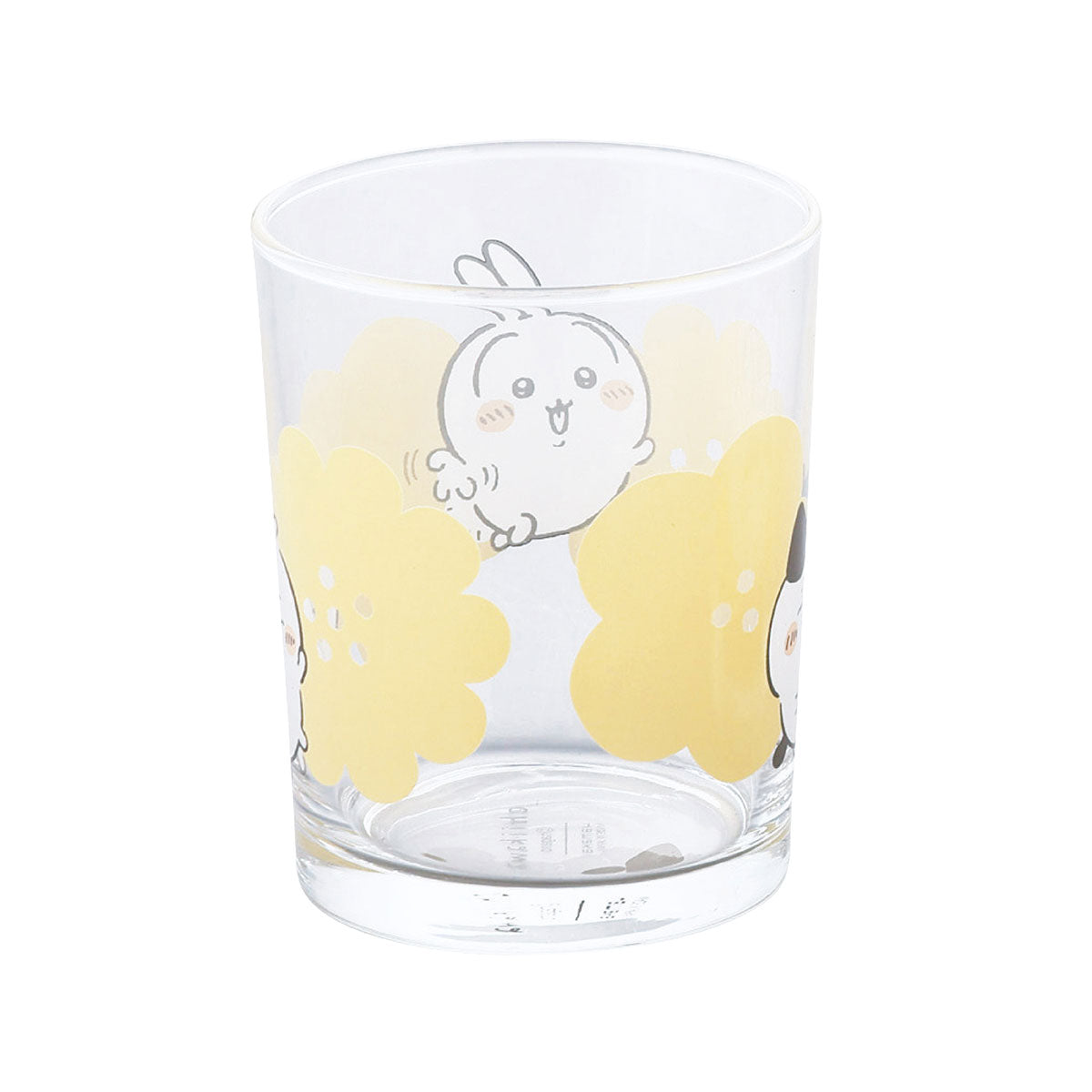 Vaso de vidrio Chiikawa Happy Blossom amarillo