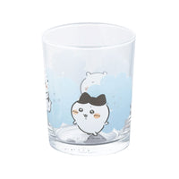 Vaso de vidrio Chiikawa Happy Blossom azul