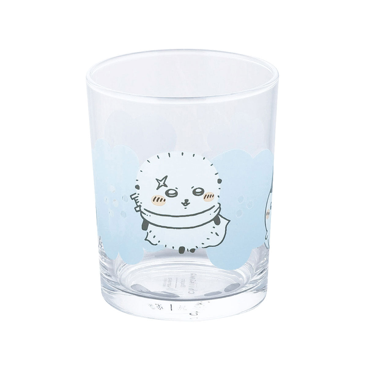 Vaso de vidrio Chiikawa Happy Blossom azul