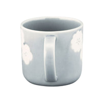 Taza con posavasos Chiikawa Flores felices azul