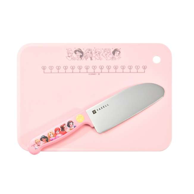 Set de cuchillo seguro y tabla para niños Disney Princess