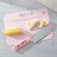 Set de cuchillo seguro y tabla para niños Disney Princess