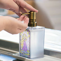 Dispensador de espuma Rapunzel estilo vitral