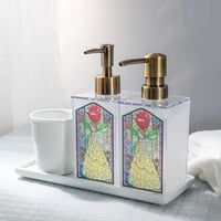Dispensador espumador Belle estilo vitral