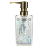 Dispensador de espuma de Elsa estilo vitral