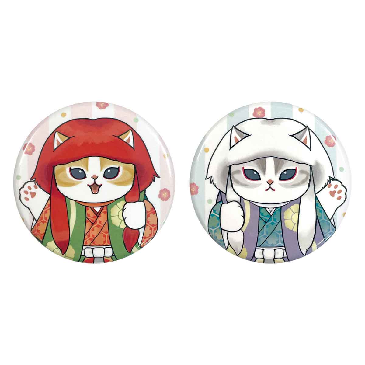 Set de chapitas mofusand: gatos de kabuki