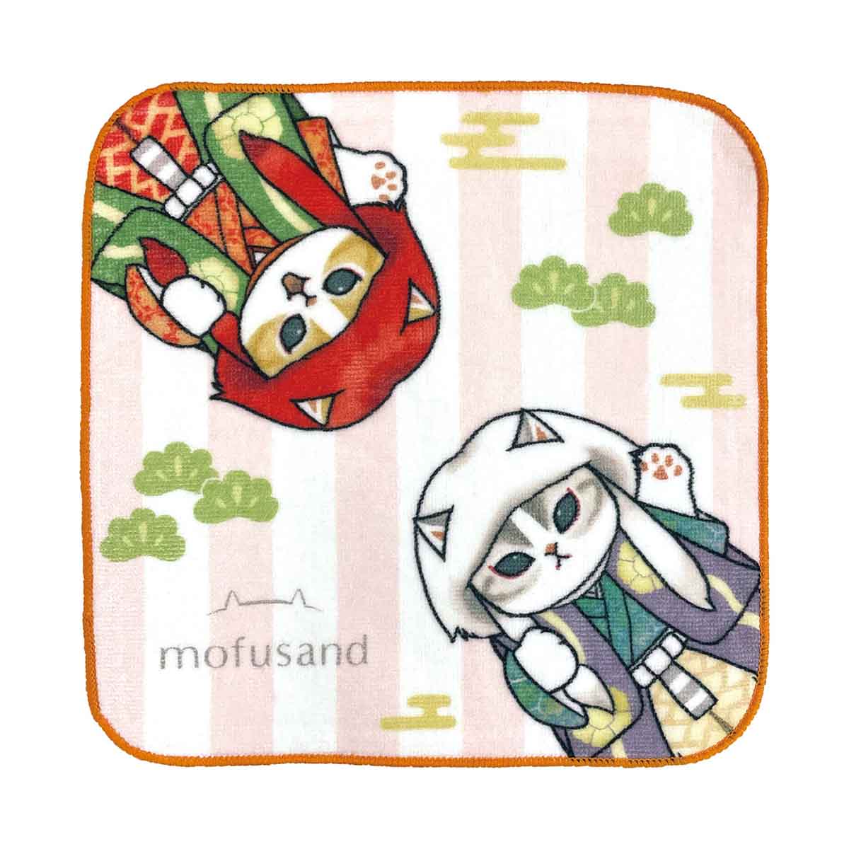 Toalla de mano mofusand con gatos de kabuki