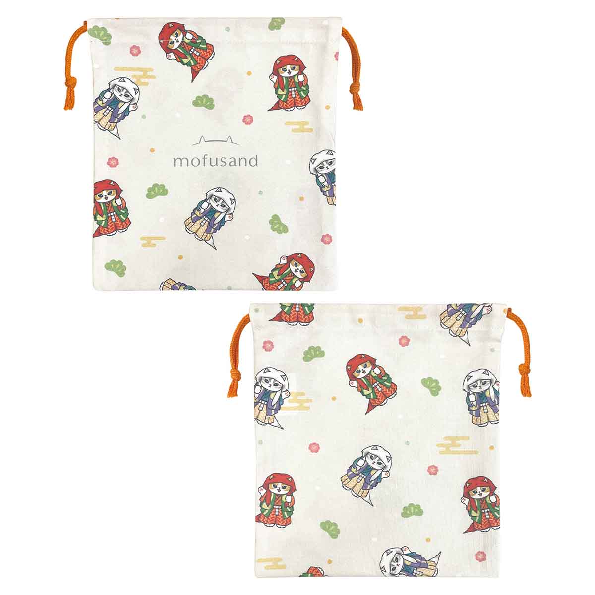 Bolsa con cordón mofusand Kabuki