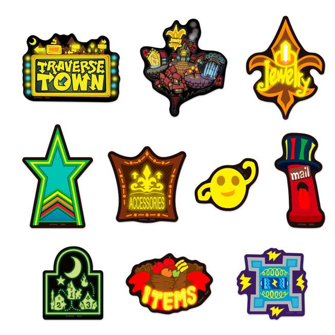 Set de stickers de Kingdom Hearts: Ciudad de Paso