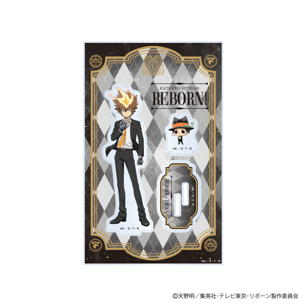 Soporte acrílico Reborn! - Tsuna y Reborn
