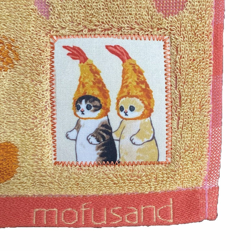 Toalla de mano Mofusand con gato camarón