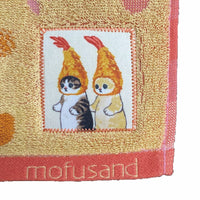 Toalla de mano Mofusand con gato camarón