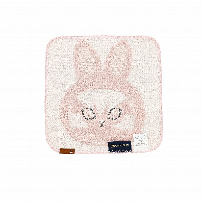 Toalla mini Mofusand de gato con orejas de conejo