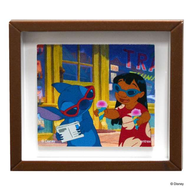 Imán enmarcado Lilo & Stitch sorpresa