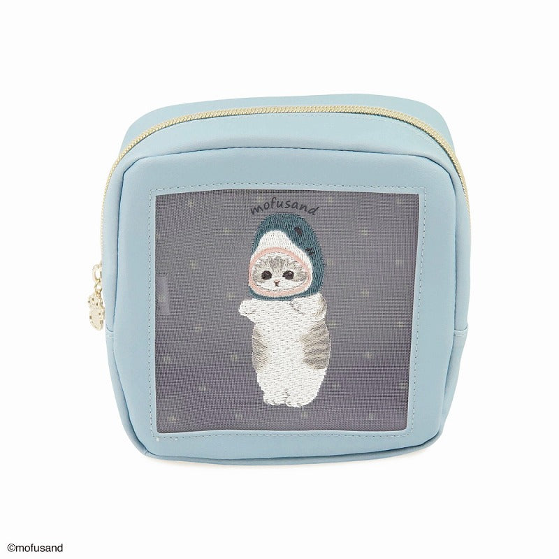Estuche de malla Mofusand Gato Tiburón