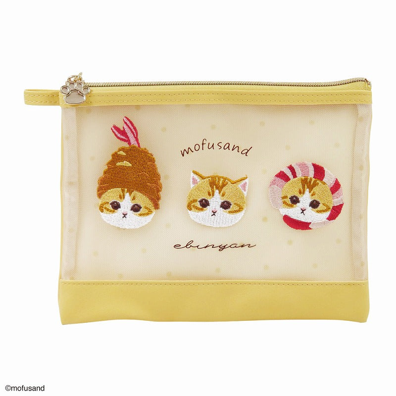 Estuche de malla Mofusand: gatito camarón