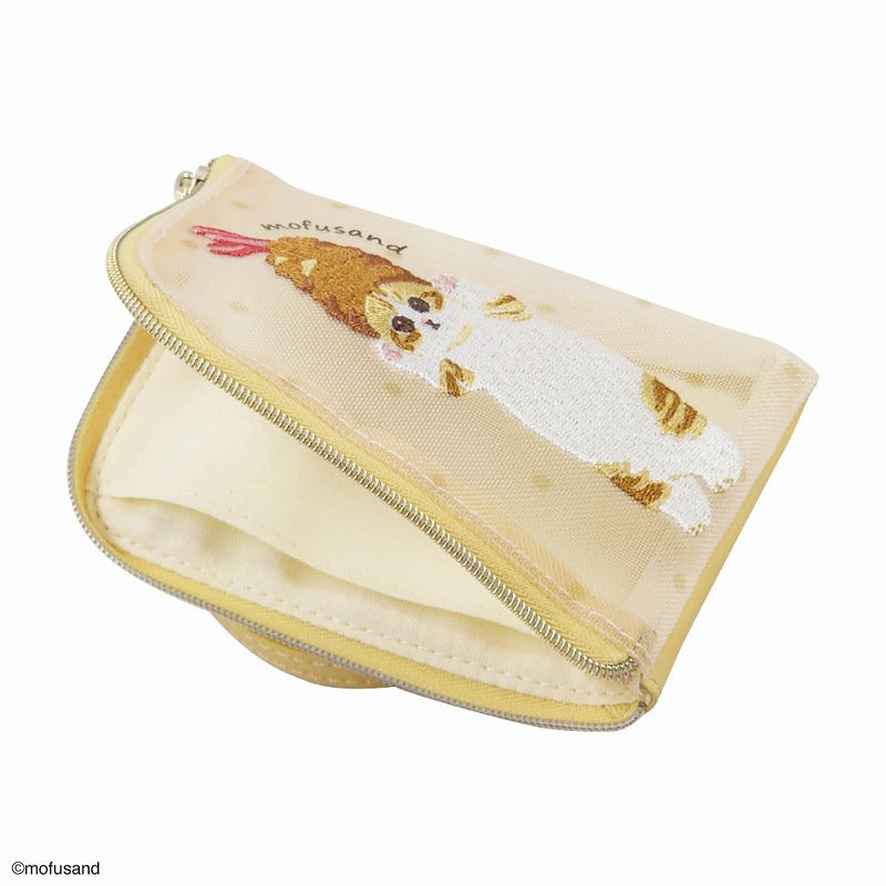 Mofusand - Pouch de malla con gatito camarón