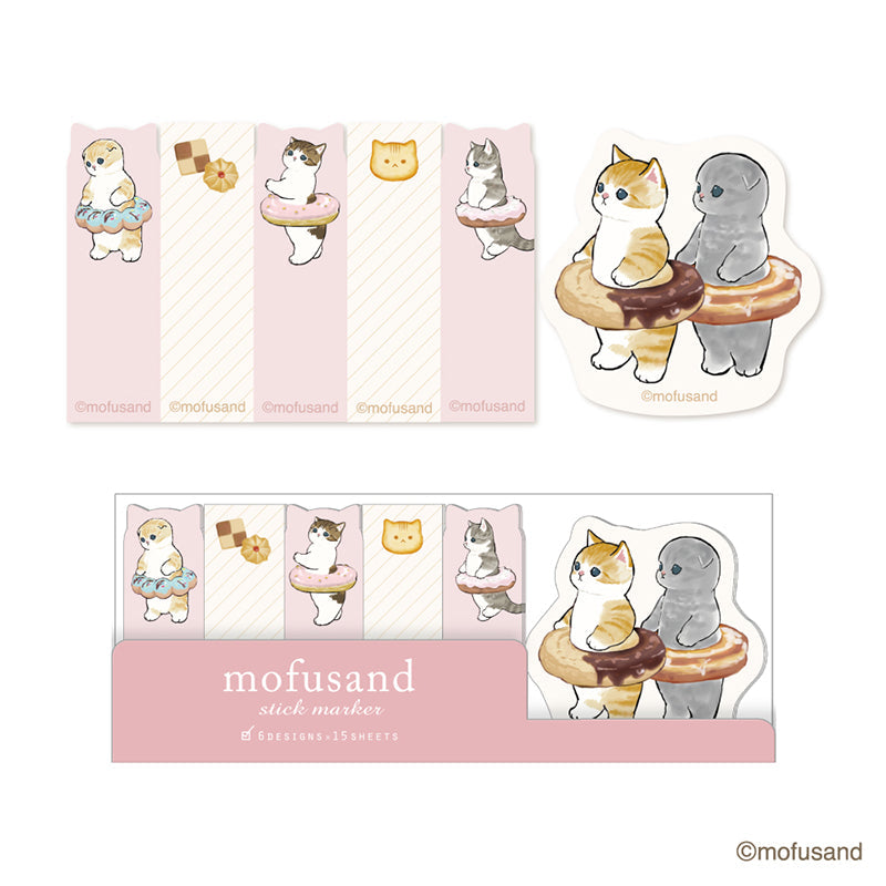 Notas adhesivas Mofusand con gatitos