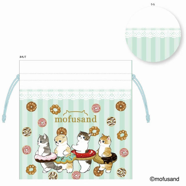 Bolsa con cordón M a rayas Mofusand