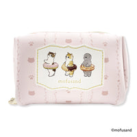 Mofusand Estuche Cuadrado Rosado de Gatitos Dulces