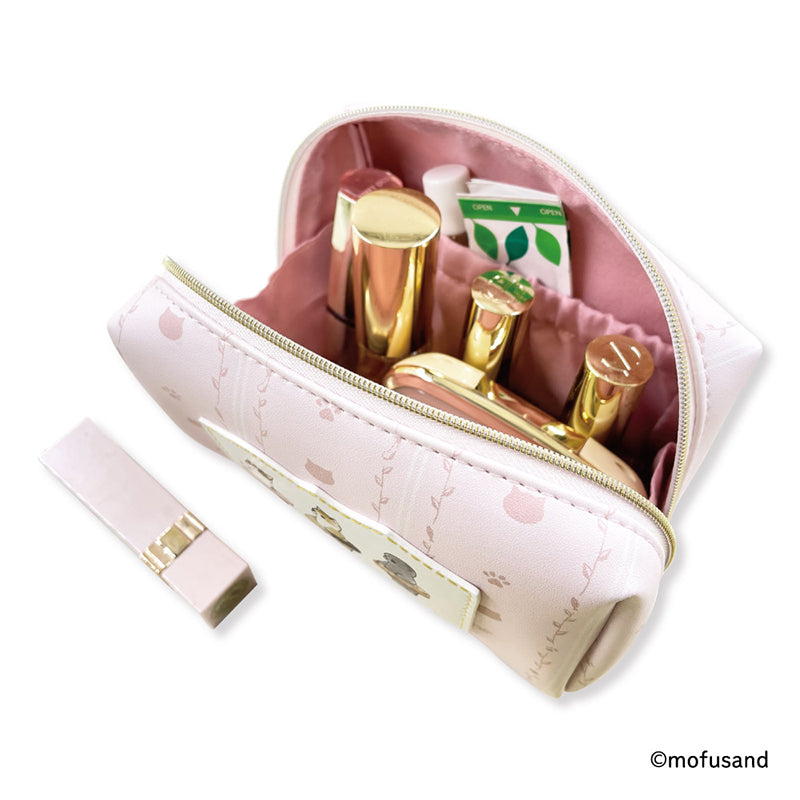 Mofusand Estuche Cuadrado Rosado de Gatitos Dulces