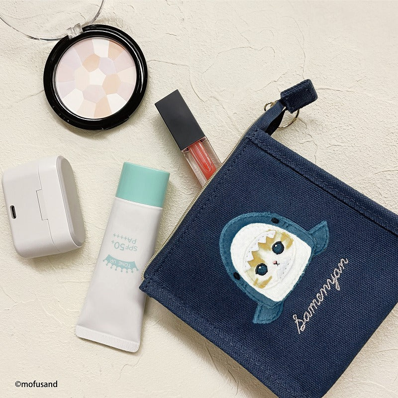 Mofusand Mini estuche suave con diseño de camarón