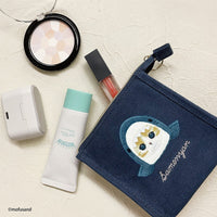 Mofusand Mini estuche suave con diseño de camarón