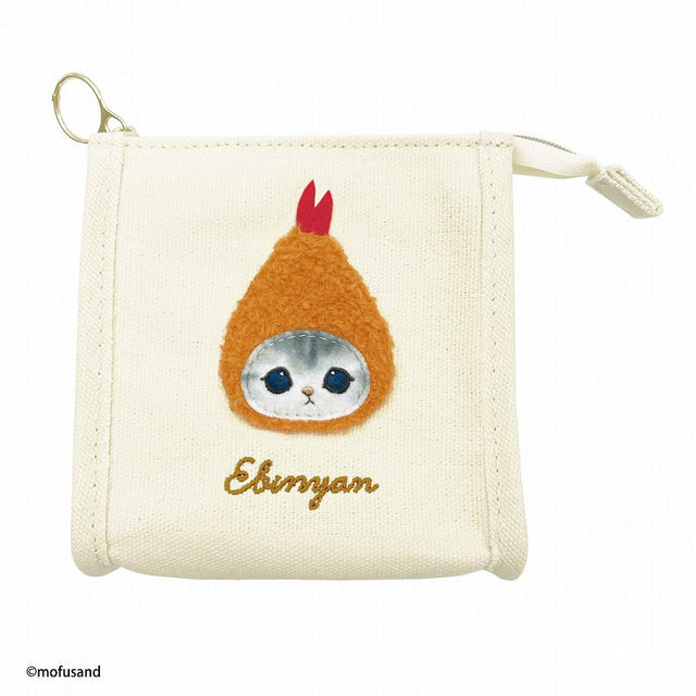 Mofusand Mini estuche suave con diseño de camarón