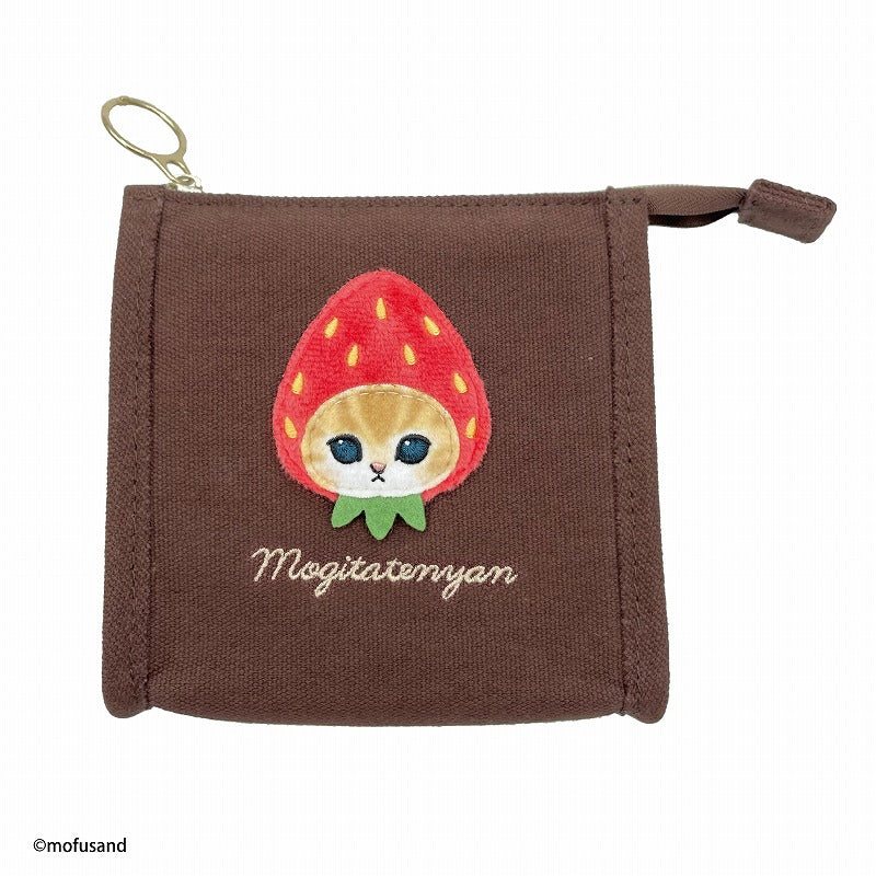 Estuche cuadrado Mofusand de frutilla