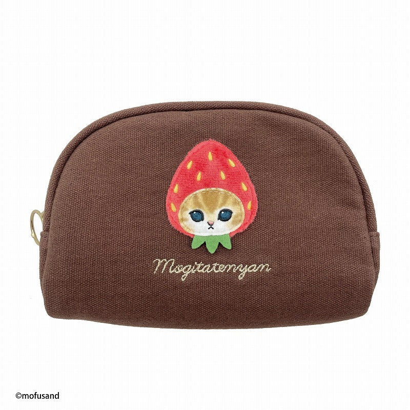 Estuche redondo Mofusand de frutilla