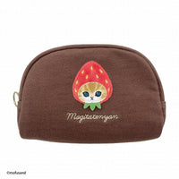 Estuche redondo Mofusand de frutilla