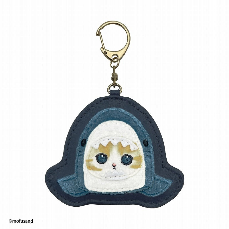 Llavero Mofusand de gatito tiburón