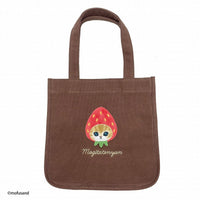 Bolso tote mini Mofusand con diseño de frutilla