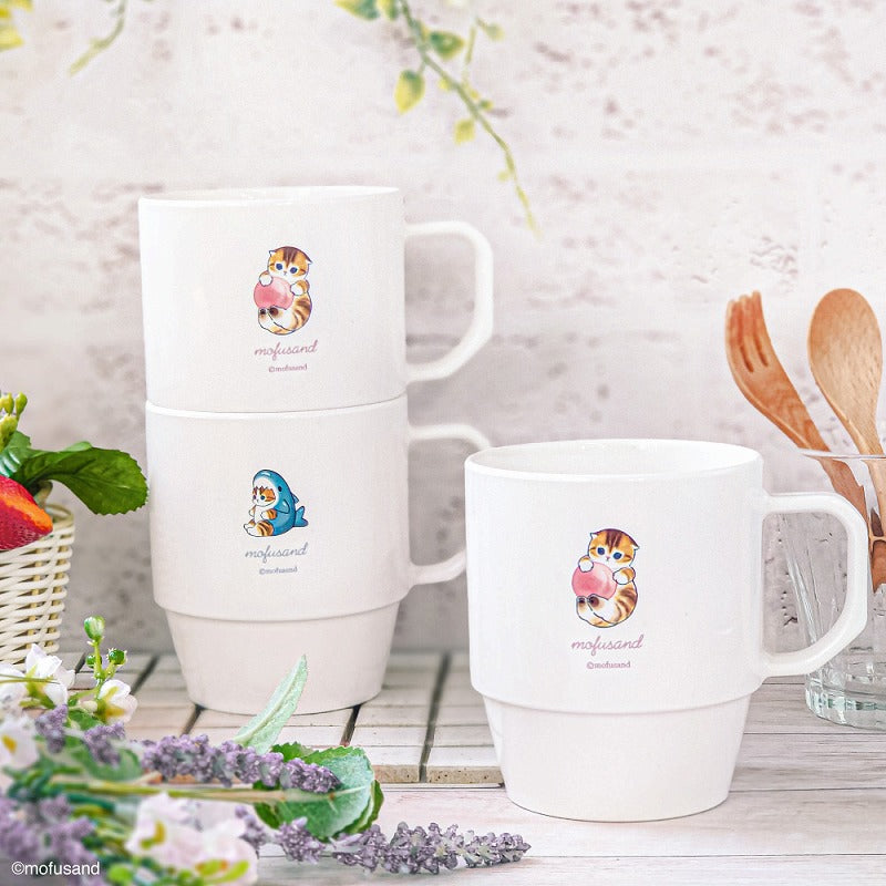 Vaso apilable Mofusand Gatito Tiburón