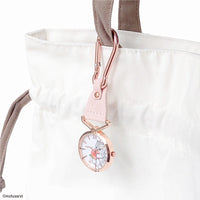 Reloj con mosquetón mofusand (durazno)