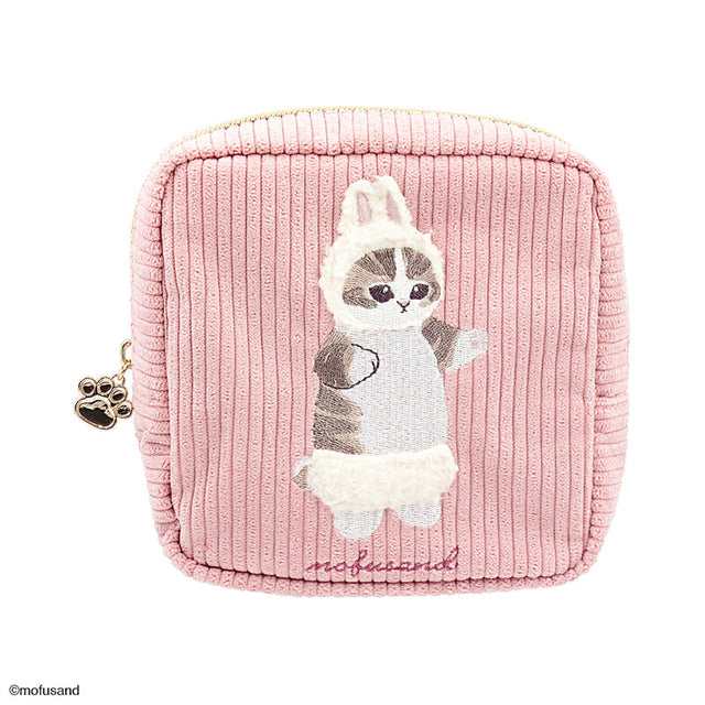 Estuche cuadrado Mofusand con diseño de conejo
