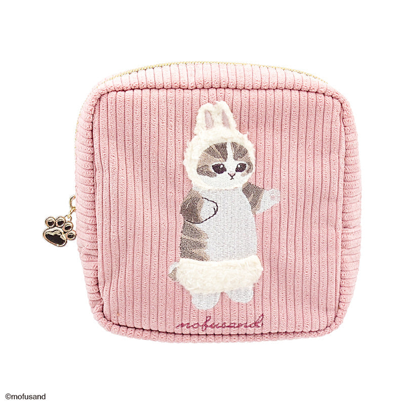Estuche cuadrado Mofusand con diseño de conejo